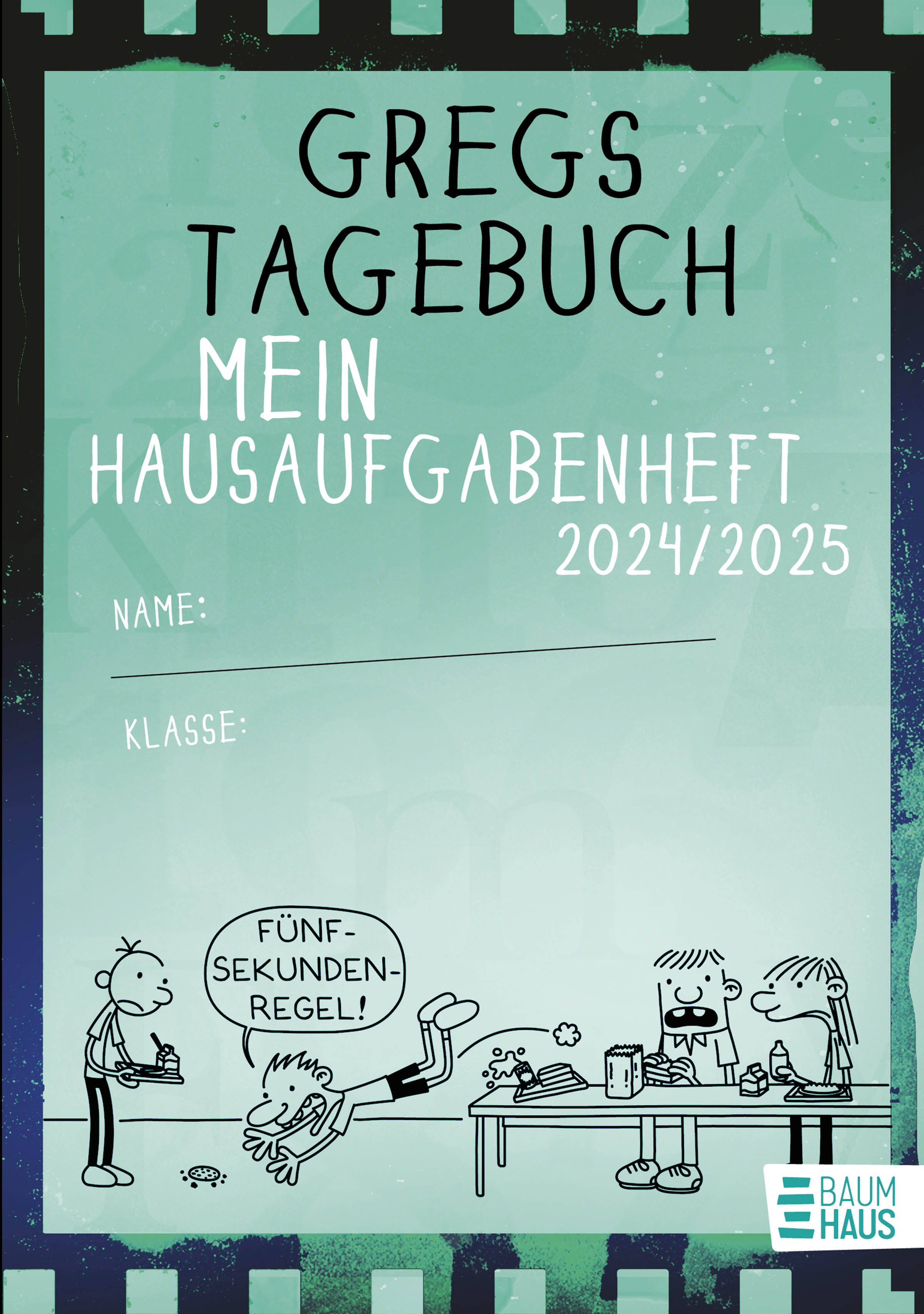 誕生日プレゼント Gregs Tagebuch - Mein Hausaufgabenheft 2024/2025 – BaumhausBande カレンダー