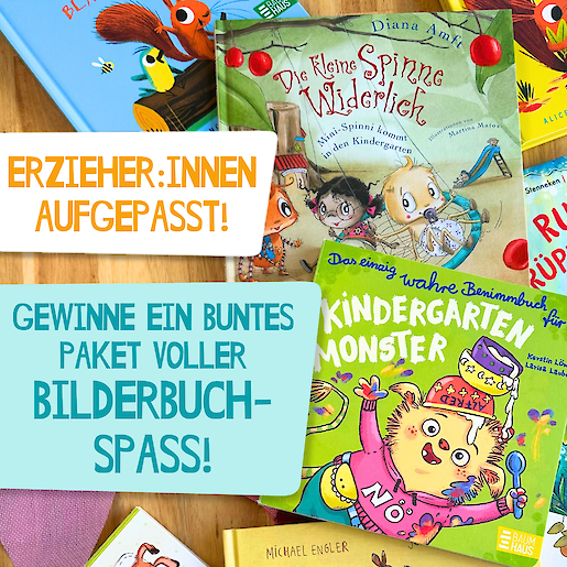 Gewinne 1 von 100 Bilderbuchpaketen für deine Kita!