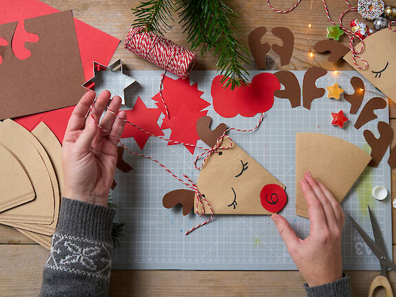 Schritt 8: Schnur anknoten und füllen