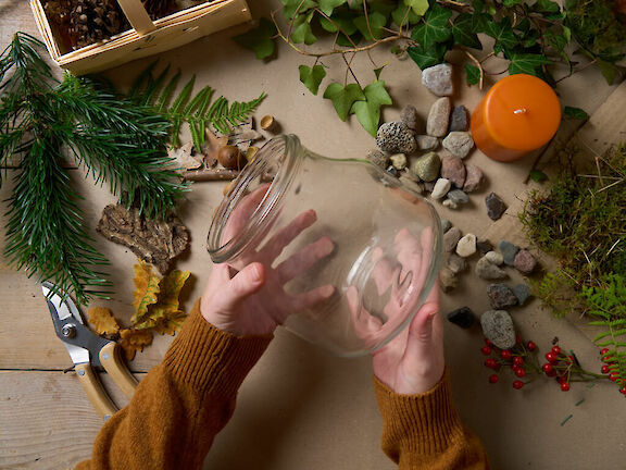 Schritt 1: Glas aussuchen