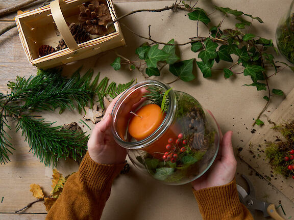 Schritt 5: Geschafft, nun das Glas an einem sicheren Ort platzieren