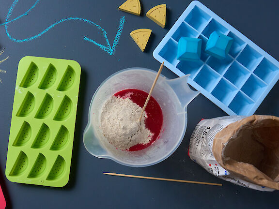 Schritt 3: Gips hinzu