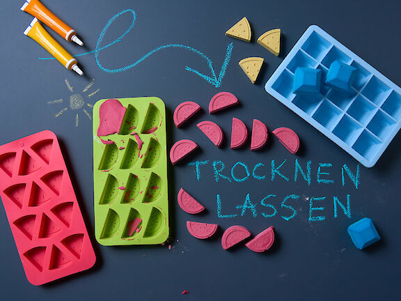 Schritt 8: Kreidestückchen nochmal trocknen lassen