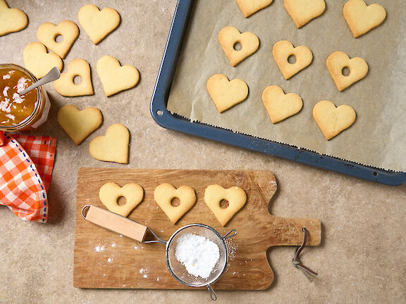 Schritt 7: Kekse leicht goldbraun backen