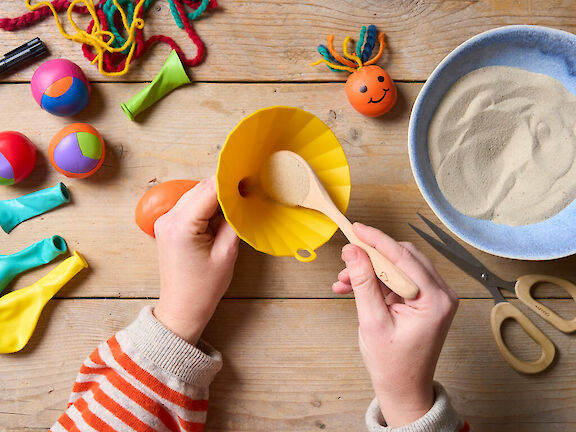 Schritt 2: Den Ballon füllen