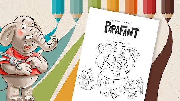 Elefanten Ausmalbild