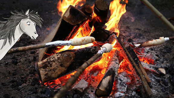 Einfaches Stockbrot-Rezept fürs Lagerfeuer